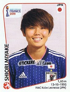 Sticker Shiori Miyake - FIFA Women's World Cup France 2019 - Panini