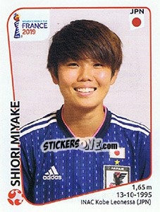 Cromo Shiori Miyake - FIFA Women's World Cup France 2019 - Panini