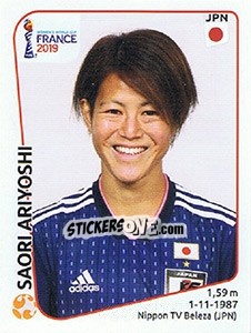 Sticker Saori Ariyoshi - FIFA Women's World Cup France 2019 - Panini
