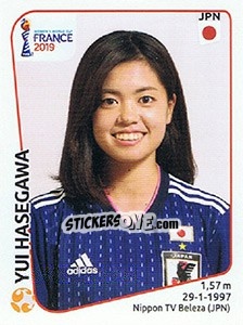 Sticker Yui Hasegawa - FIFA Women's World Cup France 2019 - Panini