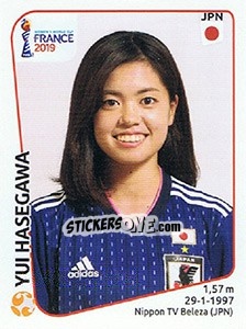 Sticker Yui Hasegawa - FIFA Women's World Cup France 2019 n. 322 - Panini