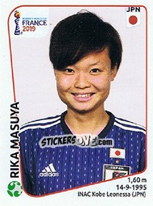 Cromo Rika Masuya - FIFA Women's World Cup France 2019 - Panini