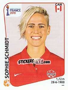 Figurina Sophie Schmidt - FIFA Women's World Cup France 2019 - Panini