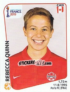 Sticker Rebecca Quinn - FIFA Women's World Cup France 2019 - Panini