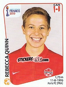 Sticker Rebecca Quinn - FIFA Women's World Cup France 2019 n. 341 - Panini