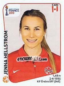 Cromo Jenna Hellstrom - FIFA Women's World Cup France 2019 - Panini