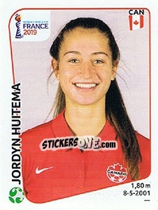 Sticker Jordyn Huitema - FIFA Women's World Cup France 2019 - Panini