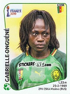 Cromo Gabrielle Onguéné - FIFA Women's World Cup France 2019 - Panini