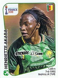 Figurina Henriette Akaba - FIFA Women's World Cup France 2019 - Panini