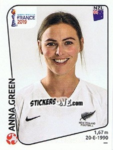 Figurina Anna Green - FIFA Women's World Cup France 2019 - Panini