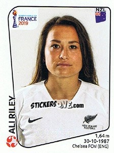 Cromo Ali Riley - FIFA Women's World Cup France 2019 - Panini