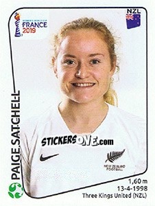 Sticker Paige Satchell - FIFA Women's World Cup France 2019 - Panini