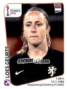 Sticker Loes Geurts - FIFA Women's World Cup France 2019 - Panini