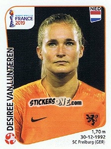 Figurina Desiree van Lunteren - FIFA Women's World Cup France 2019 - Panini