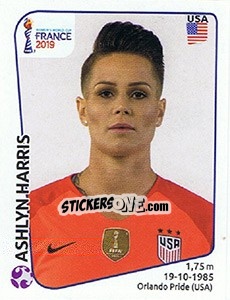 Sticker Ashlyn Harris - FIFA Women's World Cup France 2019 - Panini