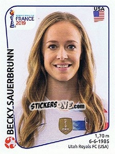 Cromo Becky Sauerbrunn