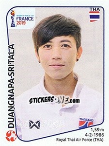 Sticker Duangnapa Sritala - FIFA Women's World Cup France 2019 - Panini