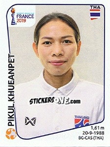 Figurina Pikul Khueanpet - FIFA Women's World Cup France 2019 - Panini