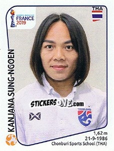 Sticker Kanjana Sung-Ngoen - FIFA Women's World Cup France 2019 - Panini