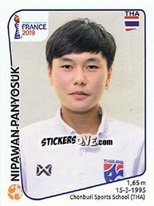 Cromo Nipawan Panyosuk - FIFA Women's World Cup France 2019 - Panini