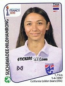 Sticker Suchawadee Nildhamrong - FIFA Women's World Cup France 2019 - Panini