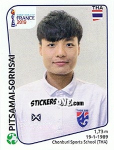 Figurina Pitsamai Sornsai - FIFA Women's World Cup France 2019 - Panini