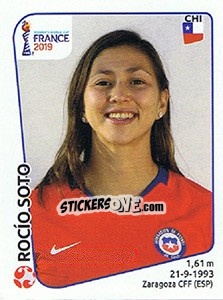 Sticker Rocio Soto - FIFA Women's World Cup France 2019 - Panini