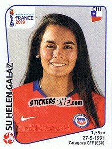 Figurina Su Helen Galaz - FIFA Women's World Cup France 2019 - Panini