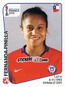 Sticker Fernanda Pinilla - FIFA Women's World Cup France 2019 - Panini