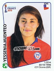 Cromo Yessenia Huenteo - FIFA Women's World Cup France 2019 - Panini