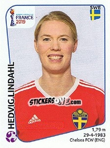Sticker Hedvig Lindahl - FIFA Women's World Cup France 2019 - Panini