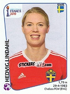 Figurina Hedvig Lindahl - FIFA Women's World Cup France 2019 - Panini