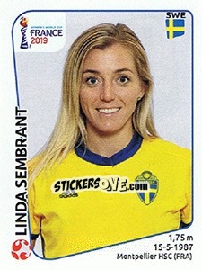 Figurina Linda Sembrant - FIFA Women's World Cup France 2019 - Panini