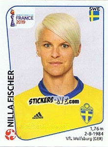 Figurina Nilla Fischer - FIFA Women's World Cup France 2019 - Panini