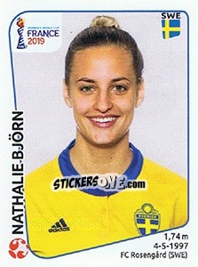 Figurina Nathalie Björn - FIFA Women's World Cup France 2019 - Panini