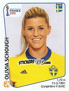 Figurina Olivia Schough - FIFA Women's World Cup France 2019 - Panini