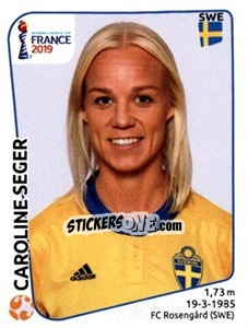 Figurina Caroline Seger - FIFA Women's World Cup France 2019 - Panini