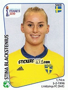 Sticker Stina Blackstenius - FIFA Women's World Cup France 2019 - Panini