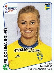 Cromo Fridolina Rolfö - FIFA Women's World Cup France 2019 - Panini