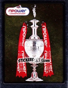 Sticker League trophy - NPower Championship 2010-2011 - Panini