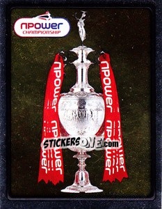 Sticker League trophy - NPower Championship 2010-2011 n. 1 - Panini