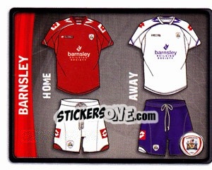 Sticker Barnsley Kit - NPower Championship 2010-2011 - Panini