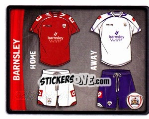 Sticker Barnsley Kit - NPower Championship 2010-2011 n. 4 - Panini