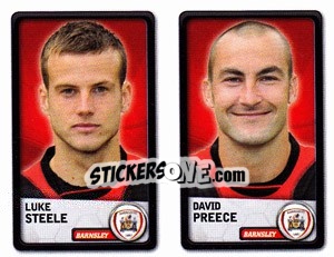 Sticker Luke Steele / David Preece - NPower Championship 2010-2011 n. 6 - Panini