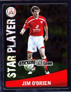 Sticker Jim O`Brien - NPower Championship 2010-2011 n. 13 - Panini