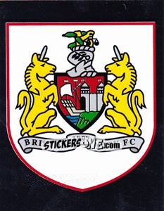 Sticker Bristol City Club Badge - NPower Championship 2010-2011 - Panini