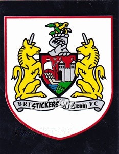 Sticker Bristol City Club Badge - NPower Championship 2010-2011 n. 18 - Panini