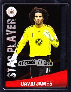 Sticker David James - NPower Championship 2010-2011 n. 27 - Panini