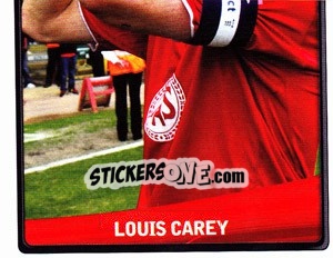 Sticker Louis Carey - NPower Championship 2010-2011 n. 32 - Panini