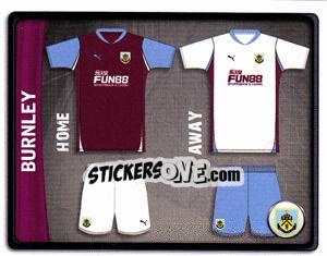 Sticker Burnley Kit - NPower Championship 2010-2011 n. 34 - Panini
